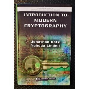 Introduction‎ To Modern Cryptography by Katz Jonathan TextBook